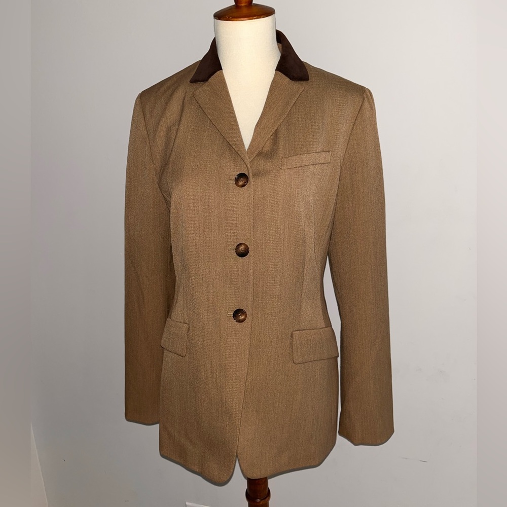 - Ann Taylor Loft Velvet Collar Blazer- size 6